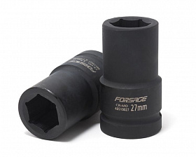 На сайте Трейдимпорт можно недорого купить Головка ударная глубокая 40мм (6гр.) 1" Forsage F-48510040. 